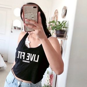 Live Fit racer back tee